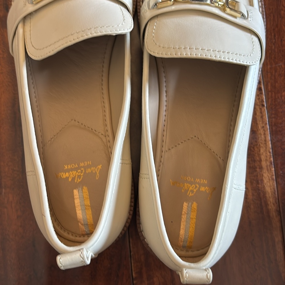 Sam Edelman | Women's Christy Cream Loafers - Picture 11 of 11